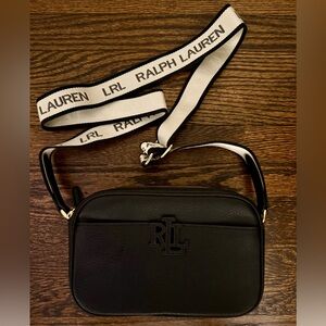 Lauren Ralph Lauren Carrie Pebbled Leather Crossbody